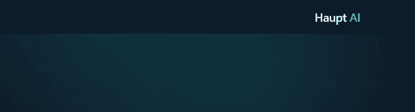 Launching Haupt.AI